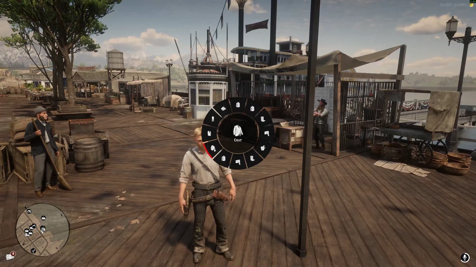 The Clothing integration displayed in the public Radial Menu video