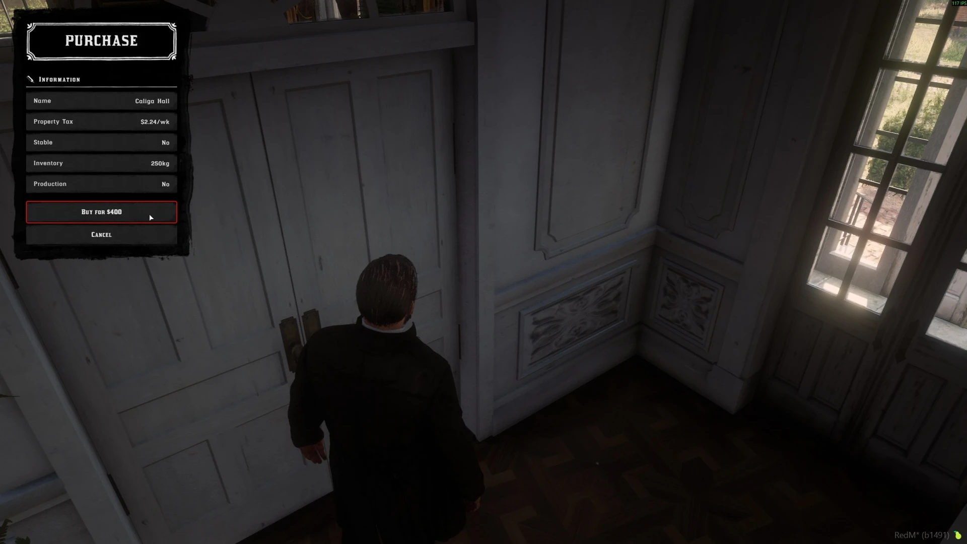 A purchase offer displayed at an MLO door